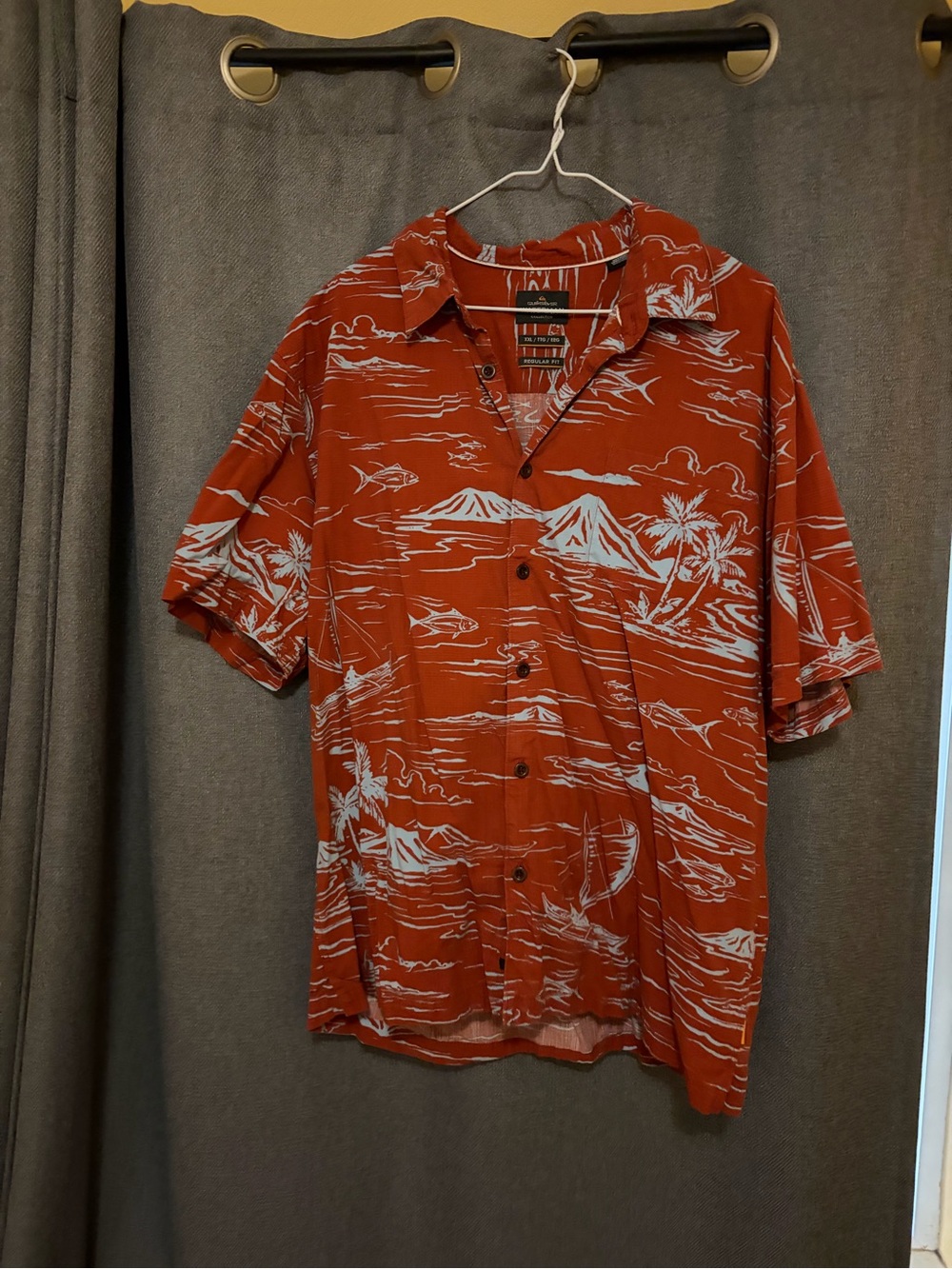 Quicksilver waterman collection aloha shirt